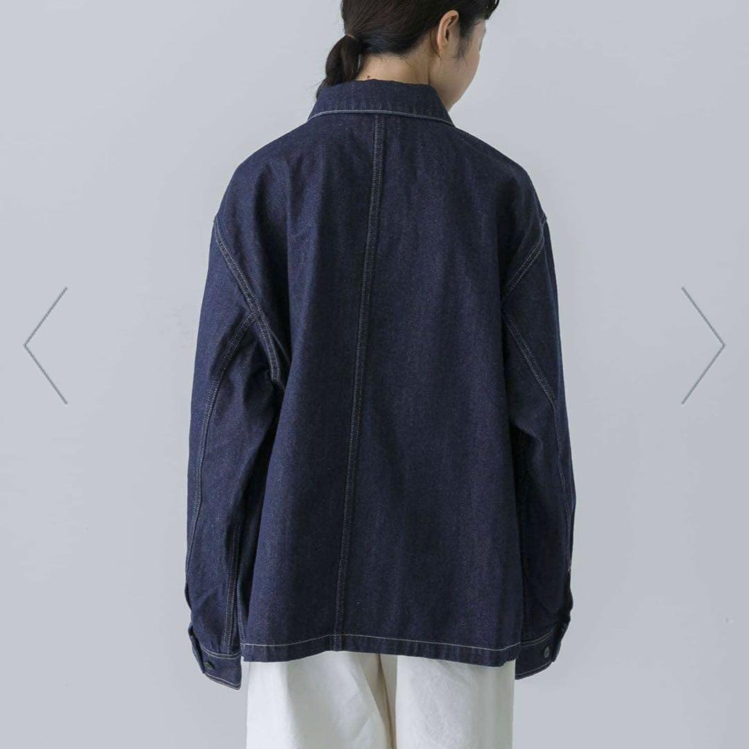 【かぐれ】『ユニセックス』デニムカバーオール インディゴブルー サイズ1