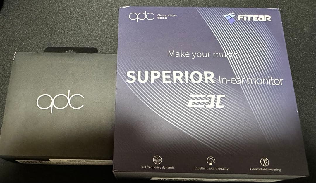 QDC SUPERIOR EX QDC純正　4.4mm バランス接続ケーブル付き