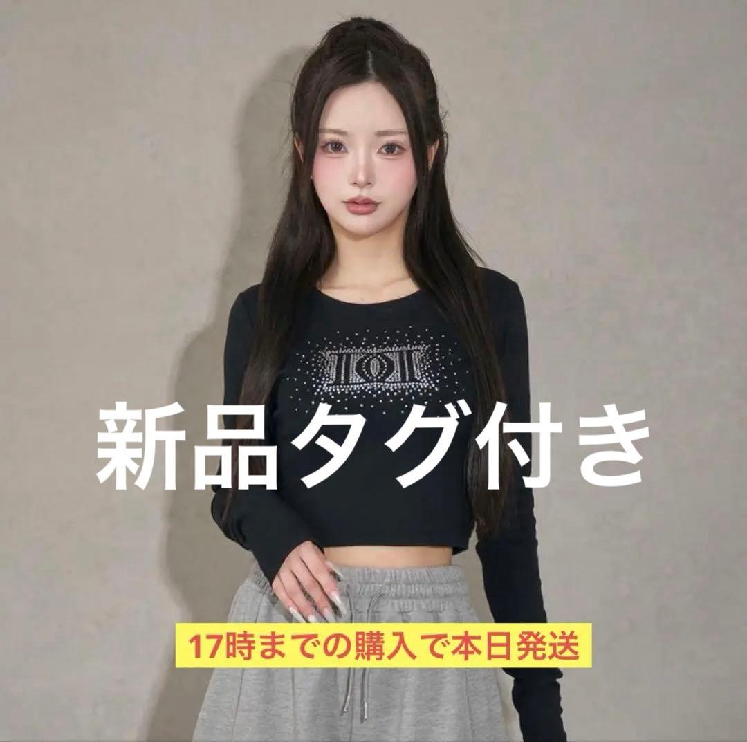 【新品未使用】Darich シャイニーDDロゴコンパクトロングTシャツ