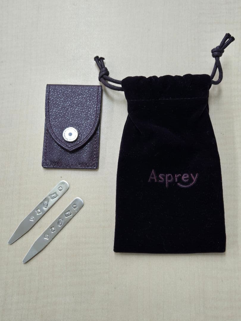 ASPREY カラーステイ（スターリングシルバー製）