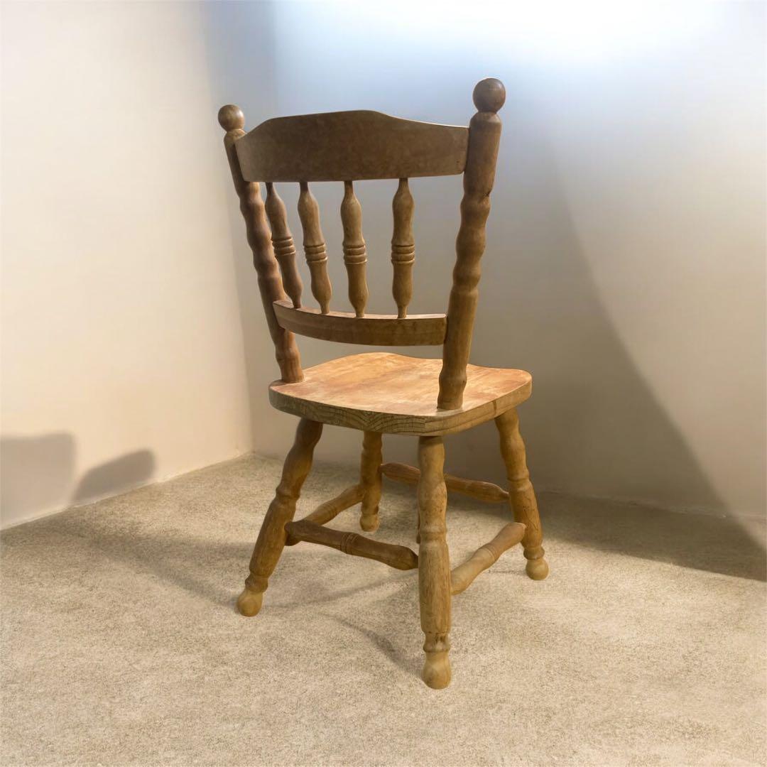 椅子　ヴィンテージ　ダイニングチェア　カフェチェア　剥離