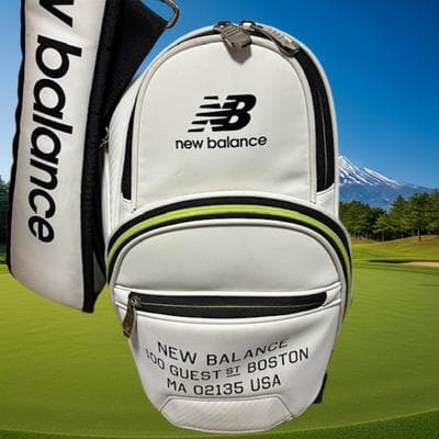 new balance ニューバランス キャディバッグ ホワイト 4分割