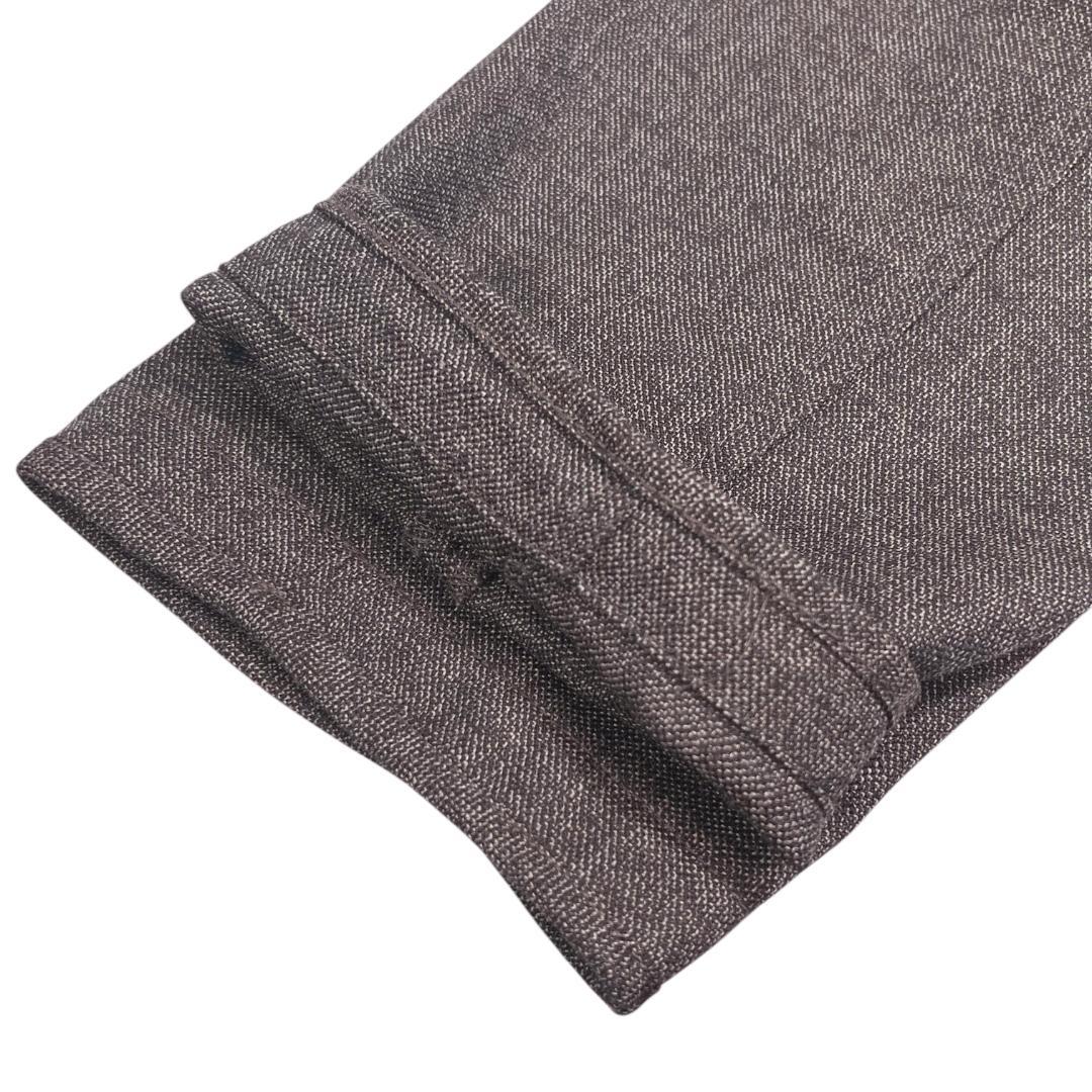 PT TORINO トリノ ウールスラックス 34 ブラウン系 WORN OUT