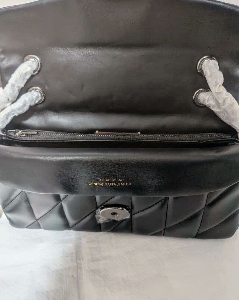 2/12まで大特価！新品未使用　COACH　黒キルティング ショルダーバッグ