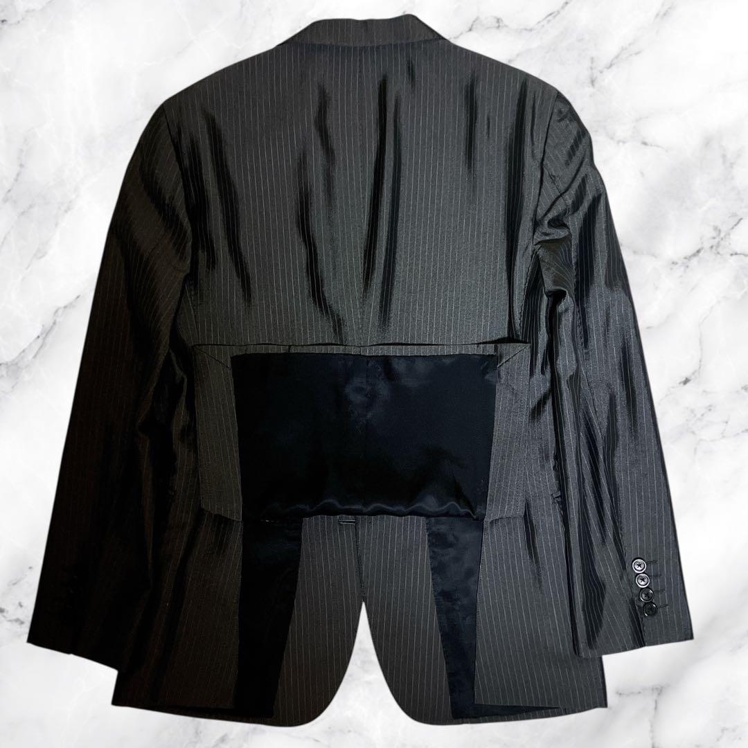 未使用級☆バーバリーブラックレーベル☆スーツセットアップ☆チャコールグレー☆M