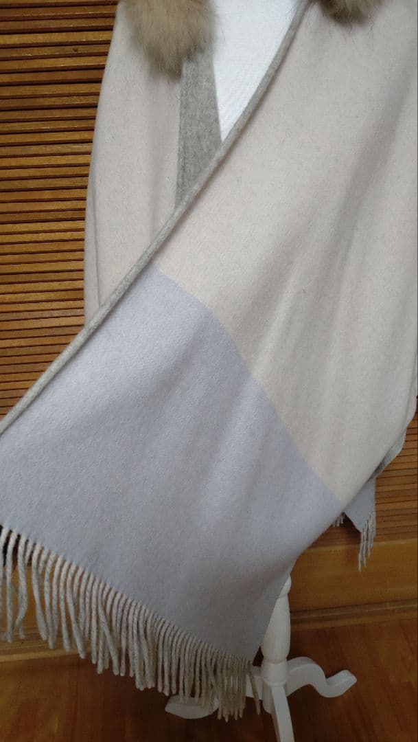 GRACE CONTINENTAL　リバーシブル　ケープ