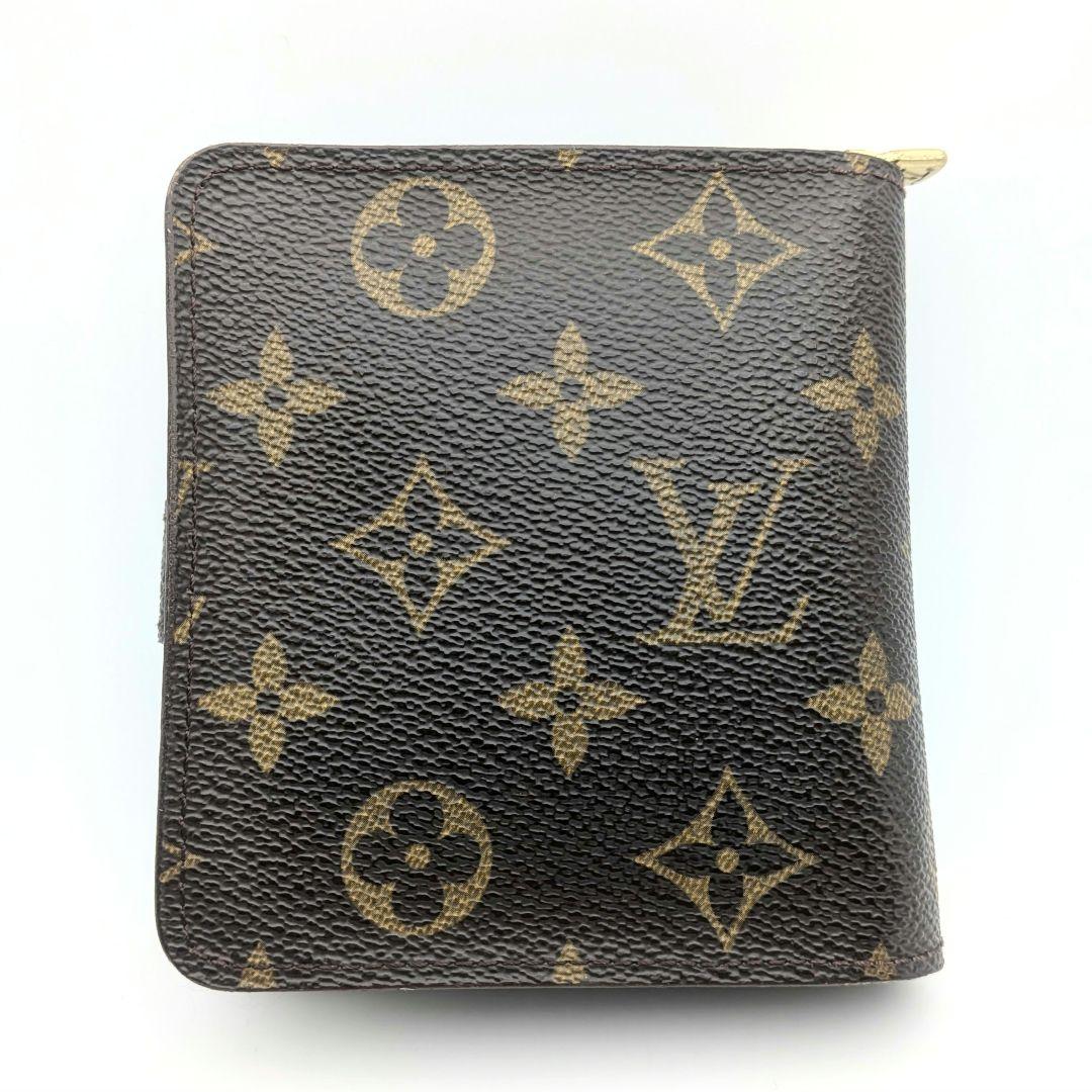 ルイヴィトン LOUIS VUITTON モノグラム コンパクトジップ 二つ折り