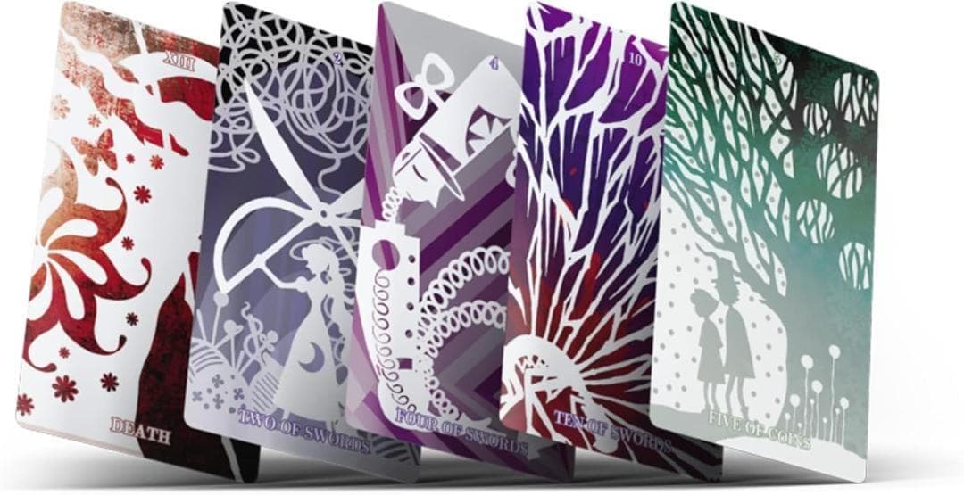 【正規品タロットカード】シルエットタロット 3rdエディション 太陽／ネガティブ