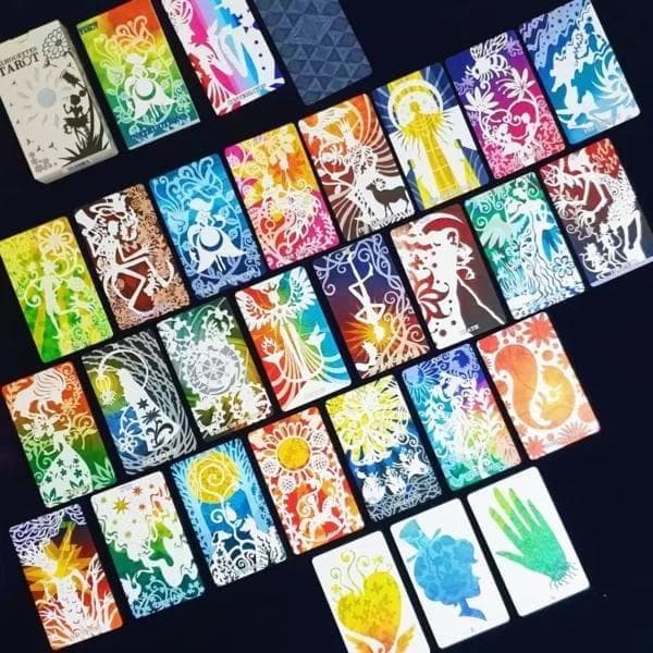 【正規品タロットカード】シルエットタロット 3rdエディション 太陽／ネガティブ