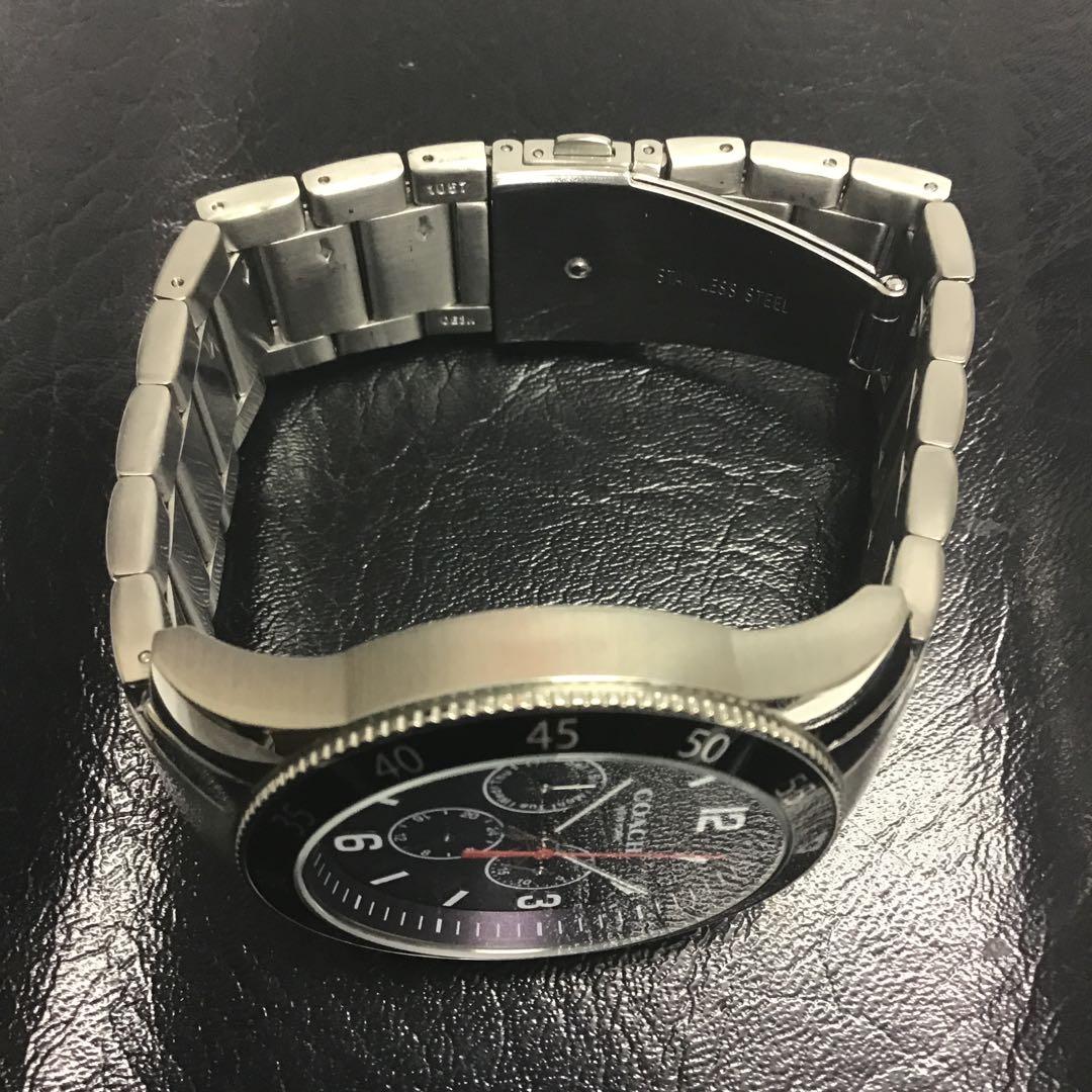 ❣️美品❣️COACH コーチ　箱無し説明書付き　メンズクォーツ腕時計 ブラック