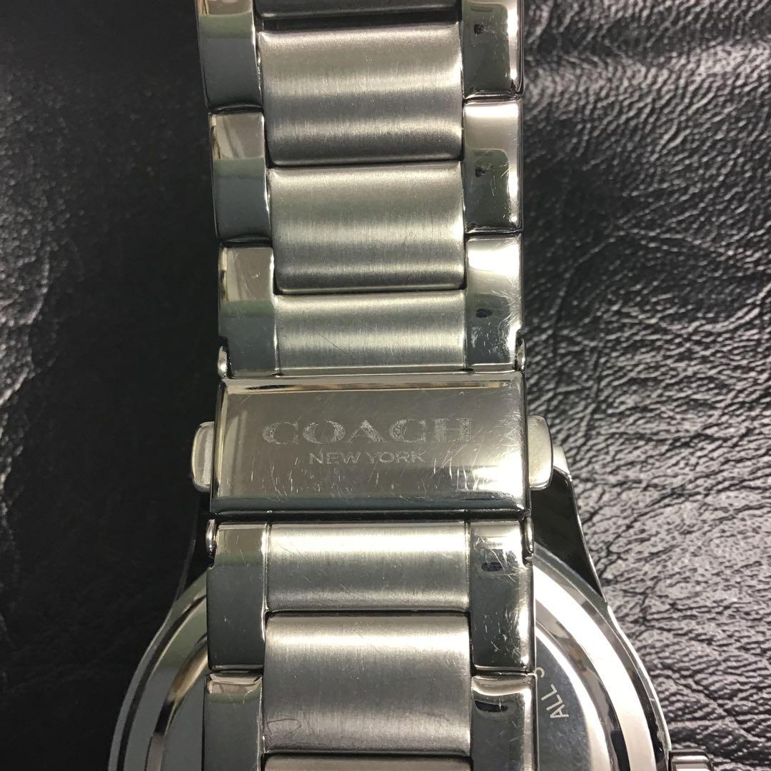 ❣️美品❣️COACH コーチ　箱無し説明書付き　メンズクォーツ腕時計 ブラック