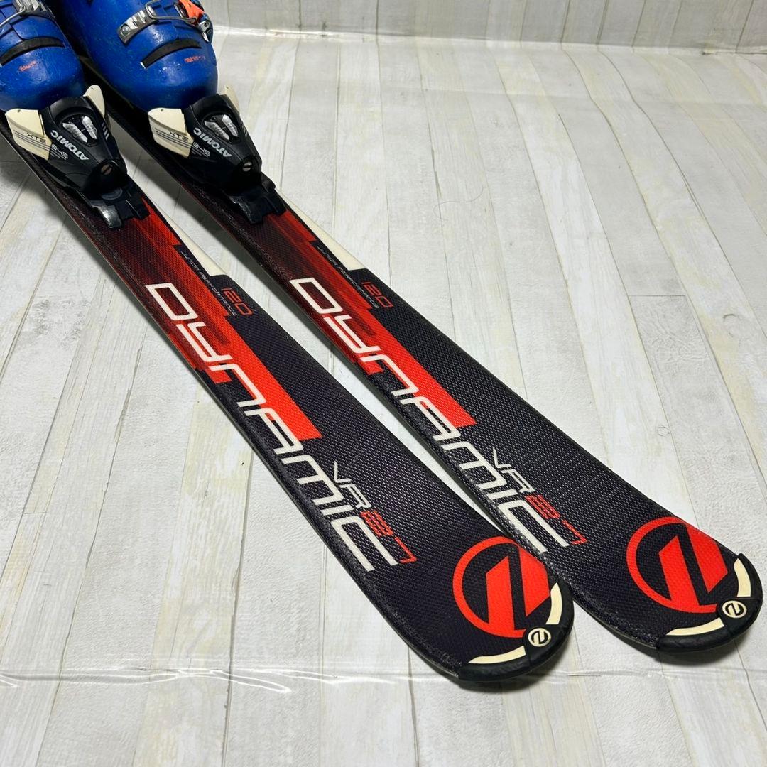 ジュニアスキーセット　DYNAMIC 板 120cm ブーツ 　ストック