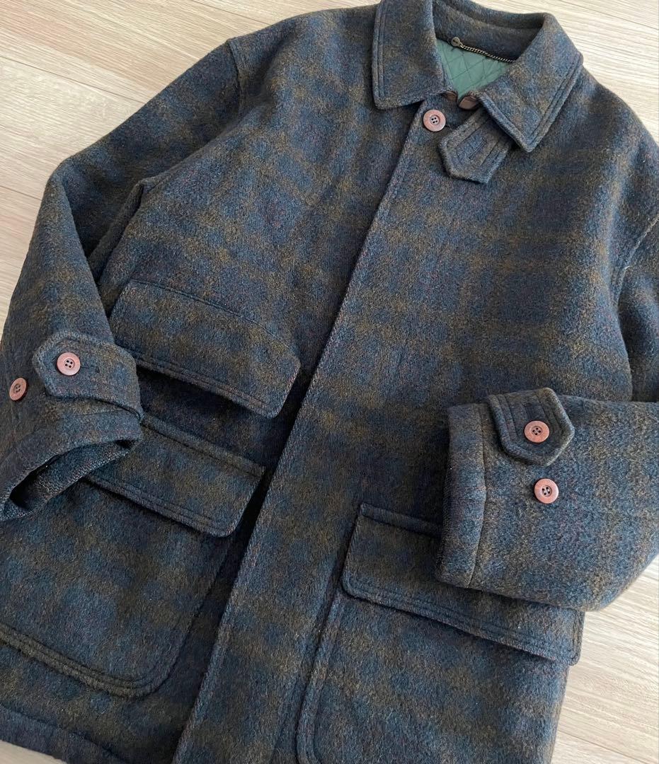 イタリア製 MISSONI UOMO ミッソーニ ウール オンブレ ミドル丈