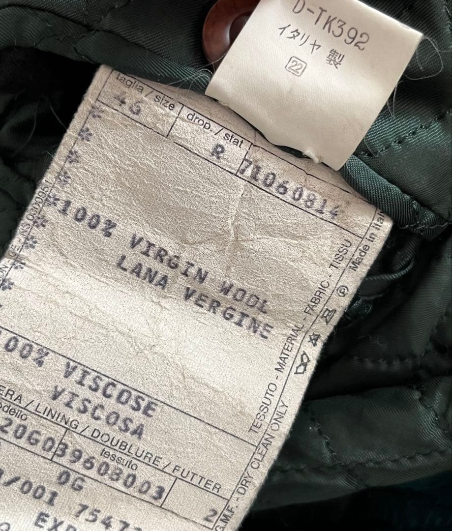 イタリア製 MISSONI UOMO ミッソーニ ウール オンブレ ミドル丈