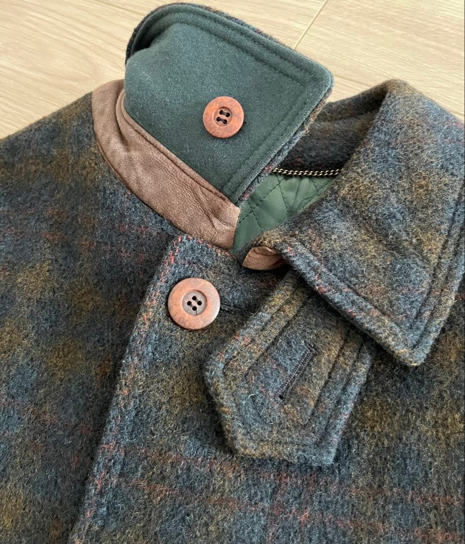 イタリア製 MISSONI UOMO ミッソーニ ウール オンブレ ミドル丈