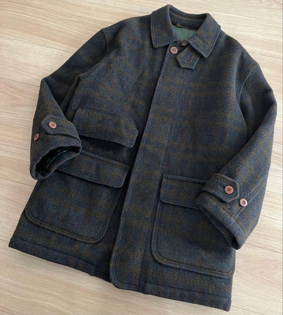 イタリア製 MISSONI UOMO ミッソーニ ウール オンブレ ミドル丈