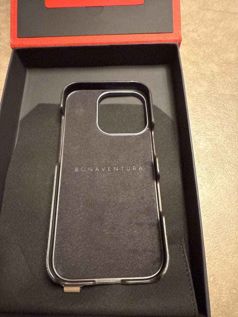 BONAVENTURA iPhone用レザーケース ベージュ