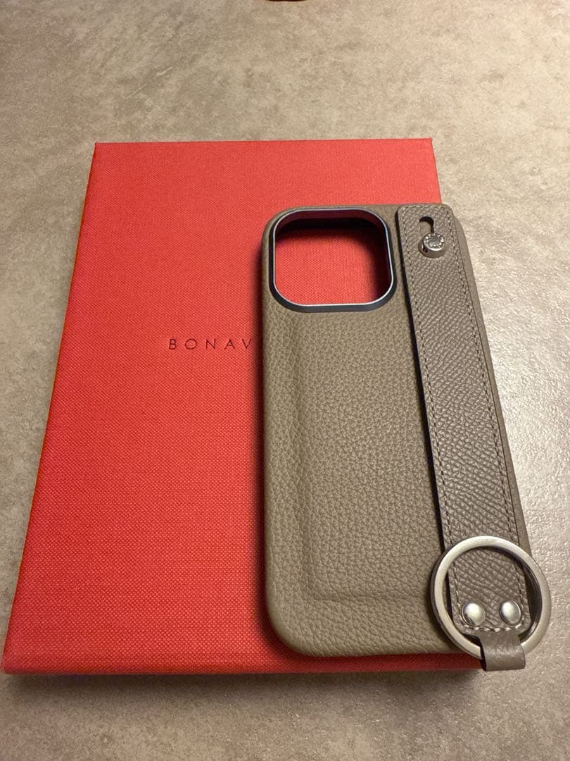 BONAVENTURA iPhone用レザーケース ベージュ