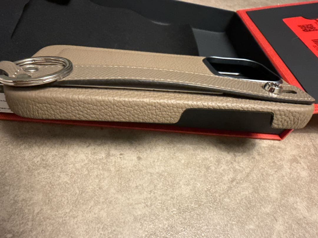 BONAVENTURA iPhone用レザーケース ベージュ