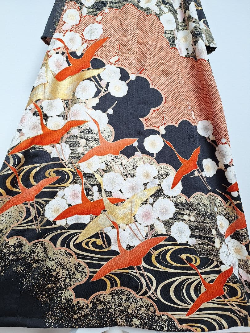 着物リメイクワンピース3642