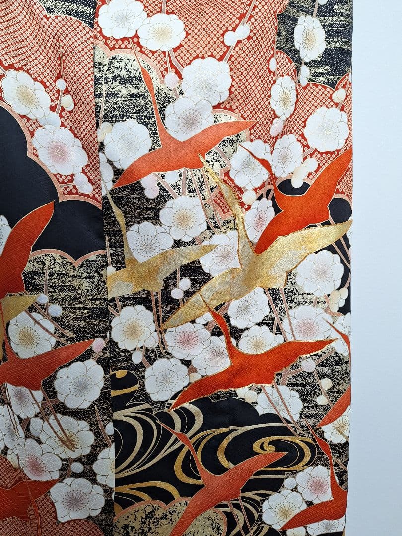 着物リメイクワンピース3642