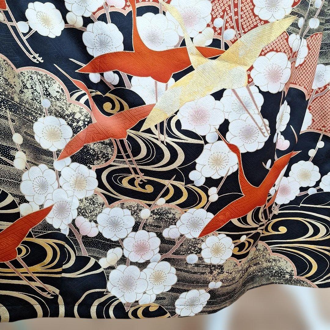 着物リメイクワンピース3642