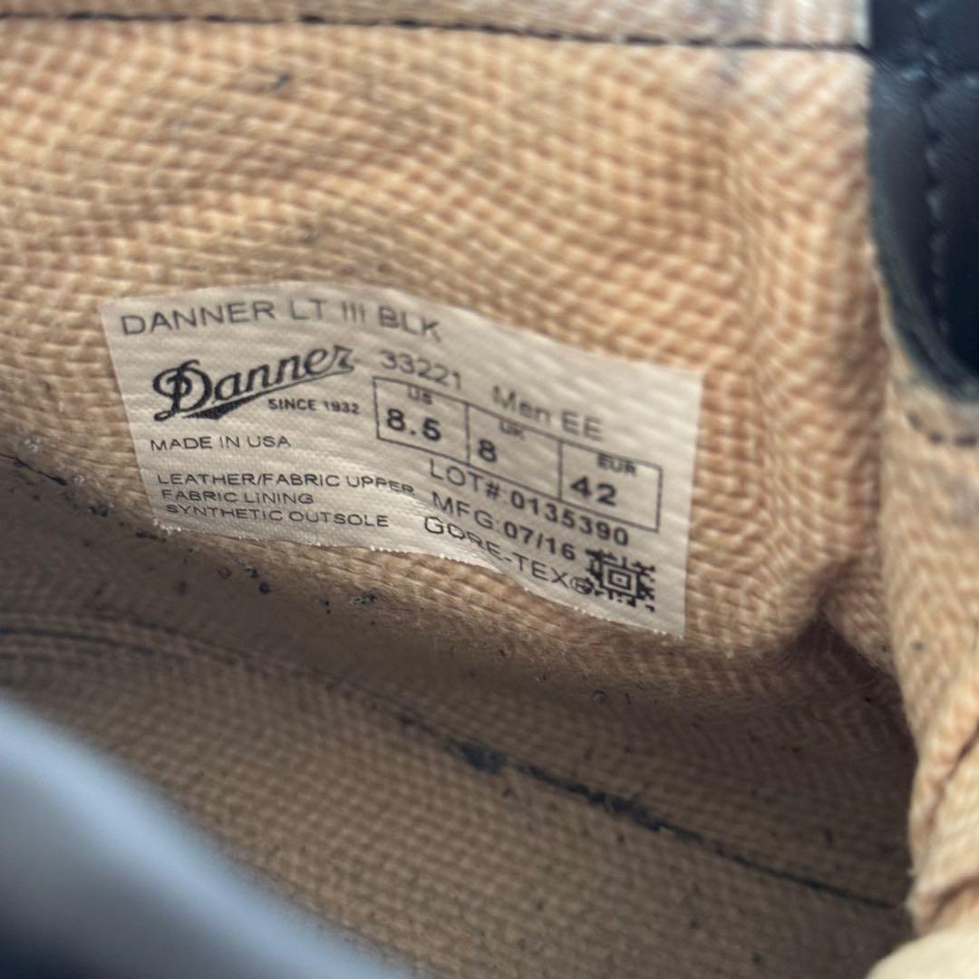 リキ様 Danner ダナーライト ブラック US8.5 箱付き