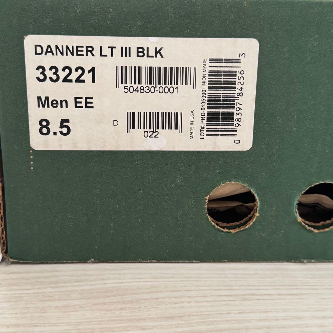 リキ様 Danner ダナーライト ブラック US8.5 箱付き