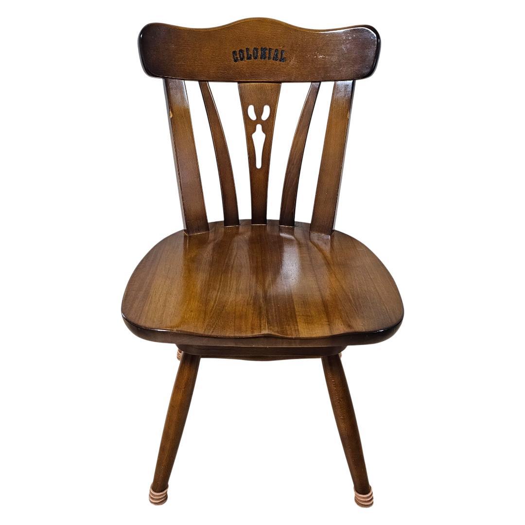 karimoku カリモク コロニアル 回転 ダイニングチェア① ヴィンテージ