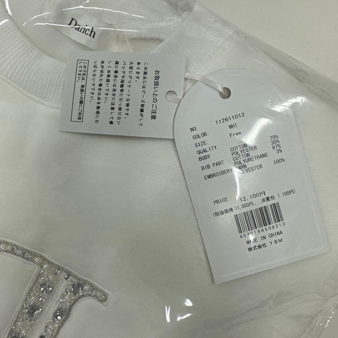 新品 Darich ダーリッチ　DDロゴビジュースウェットプルオーバー