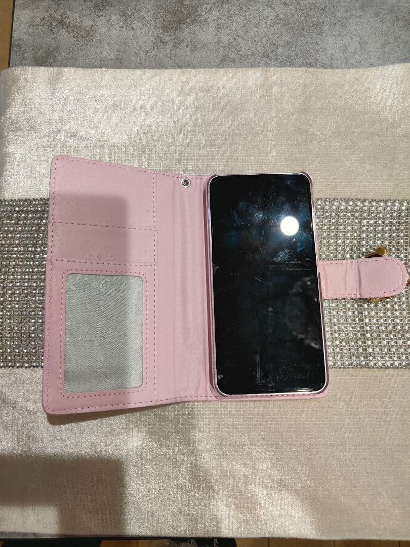 Samsung Galaxy sc-51d ピンク 手帳型ケース付き