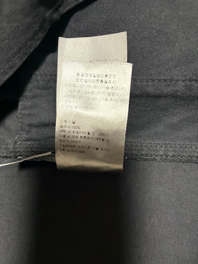 Dior ブラック デニムジャケット