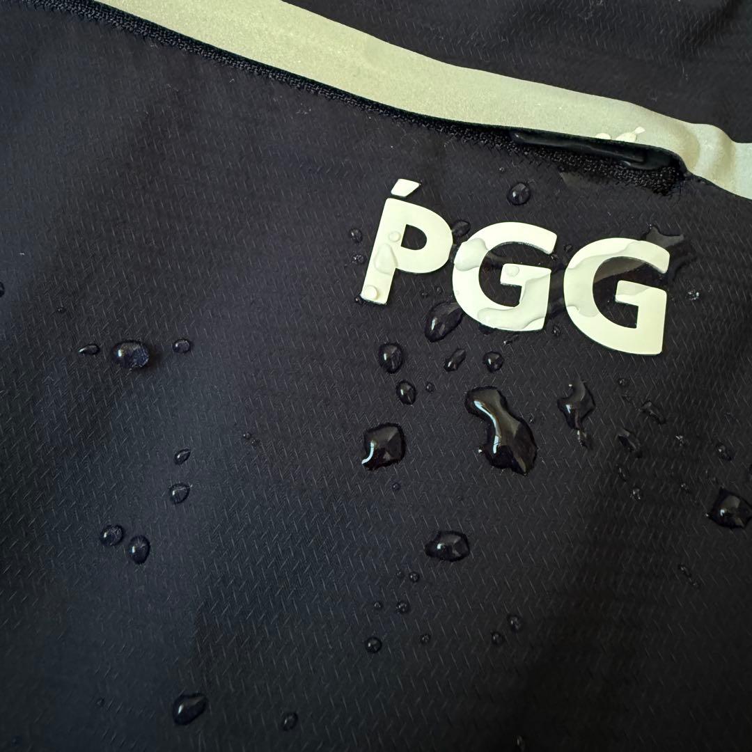 パーリーゲイツ　PGG パンツ　M〜L相当　黒　紺　白　ネイビー　撥水加工　4