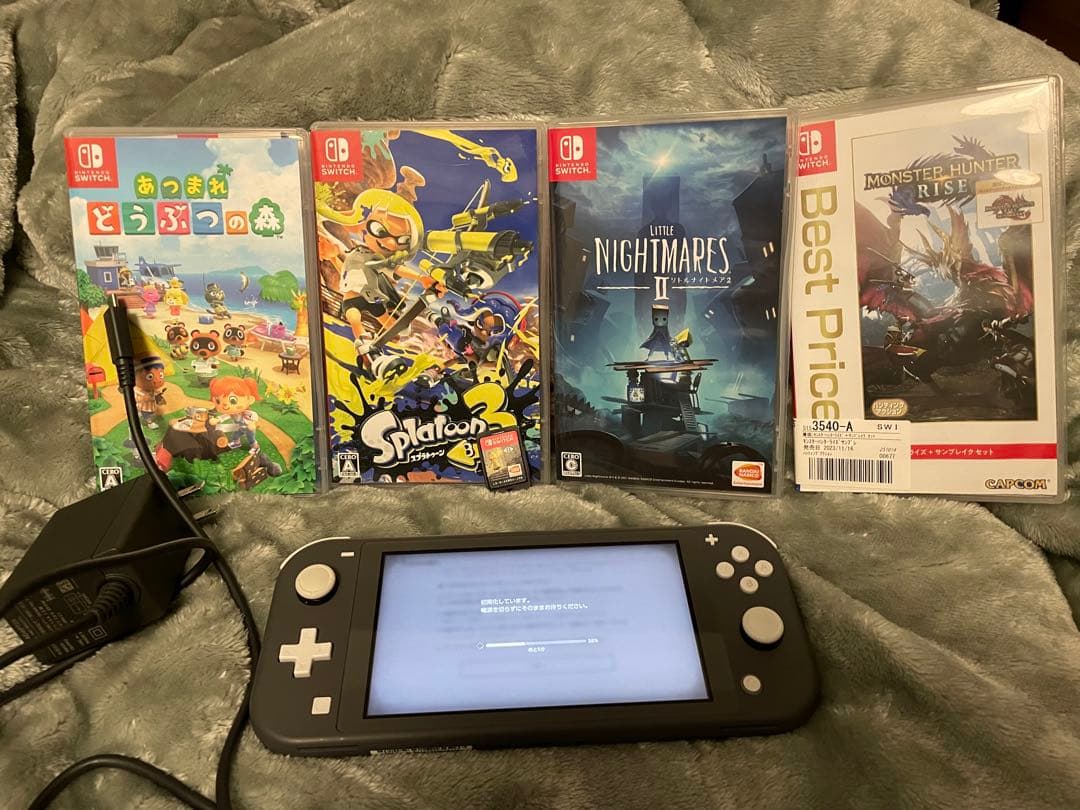 Nintendo Switch Lite + ゲームソフト5本セットまとめ売り