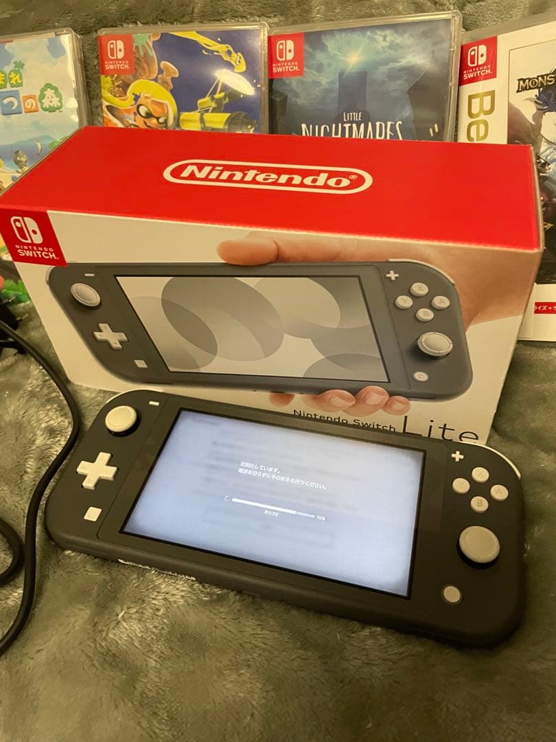 Nintendo Switch Lite + ゲームソフト5本セットまとめ売り