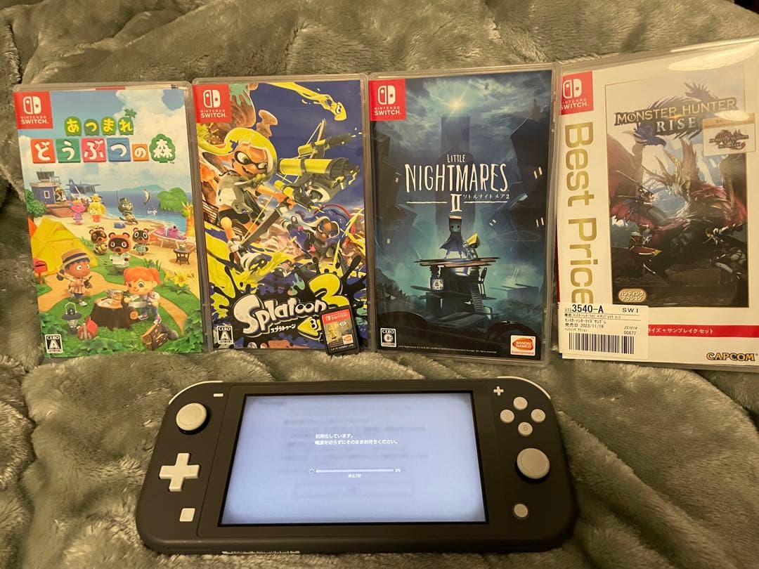 Nintendo Switch Lite + ゲームソフト5本セットまとめ売り