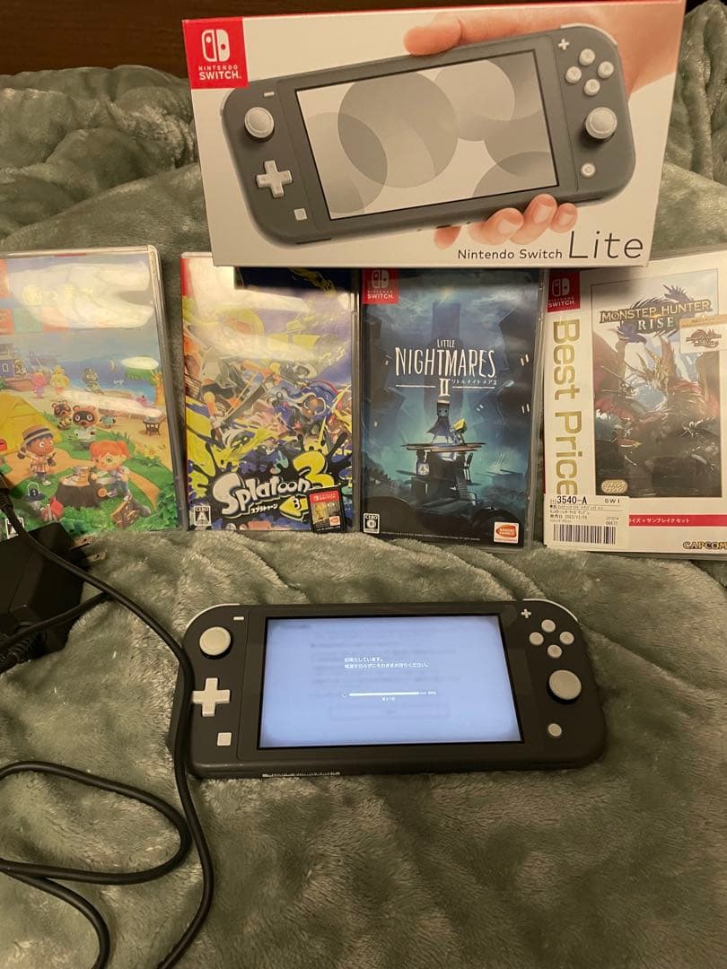 Nintendo Switch Lite + ゲームソフト5本セットまとめ売り