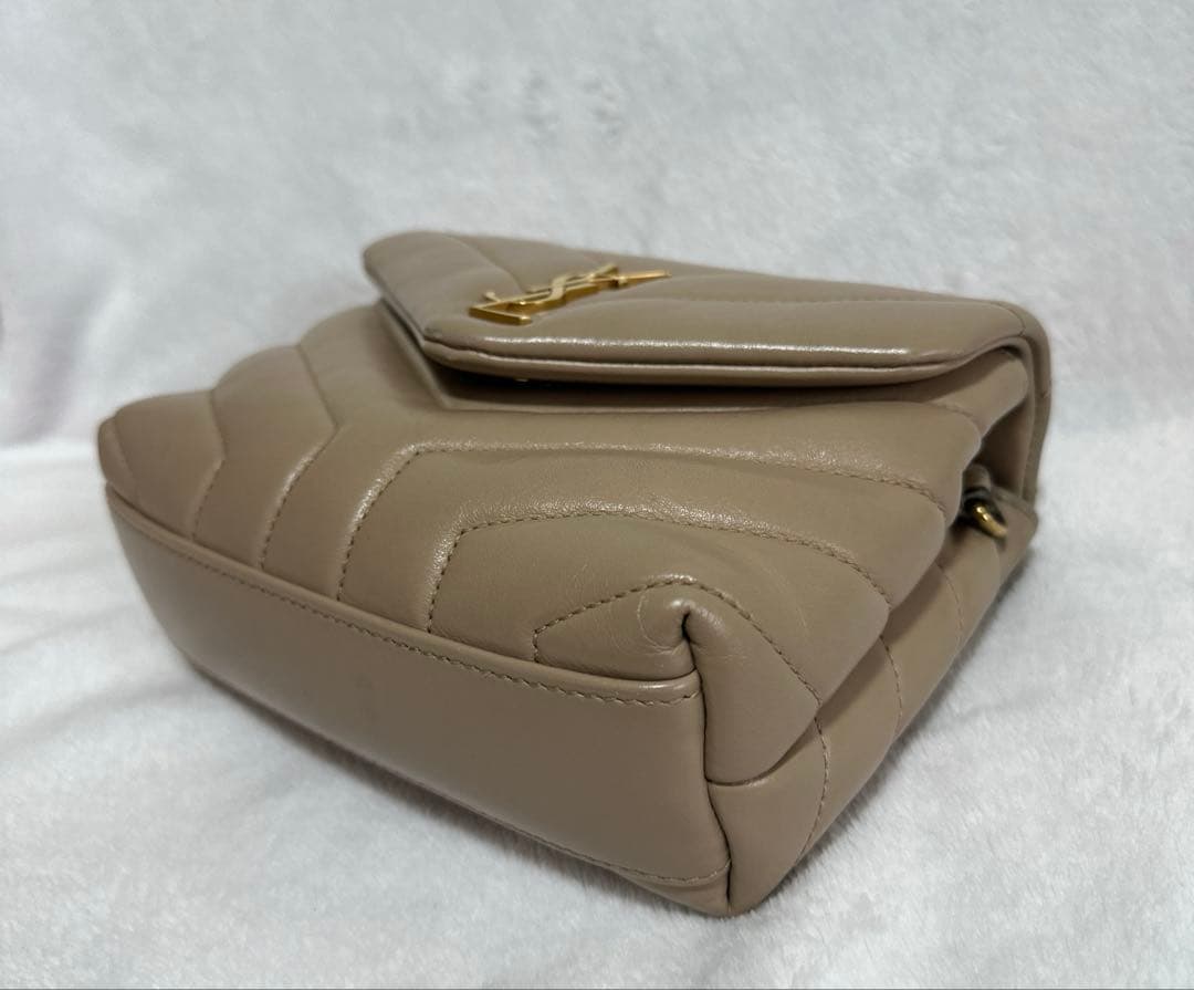 SAINT LAURENT サンローランパリ ルル ショルダーバッグ ベージュ