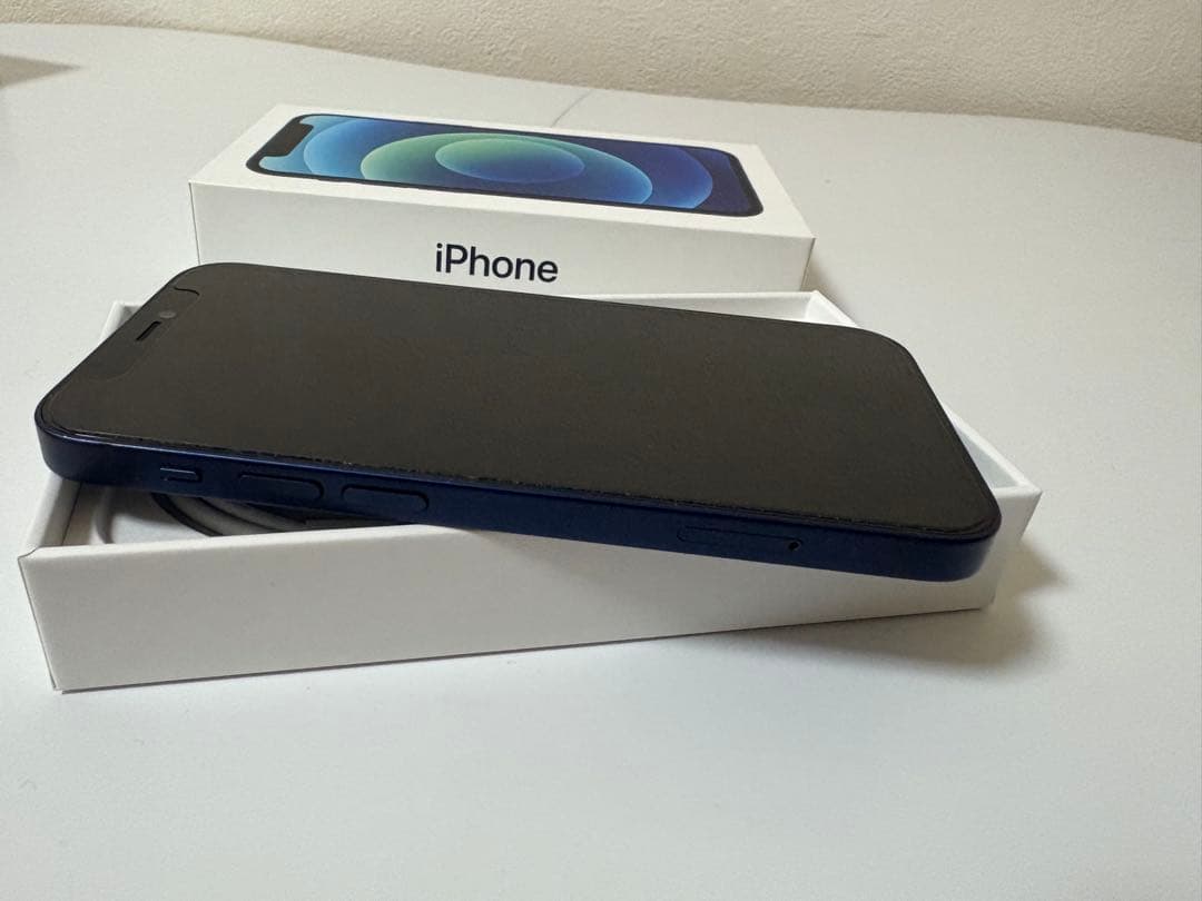 Apple iPhone 12 mini 64GB青 ケース付き 美品