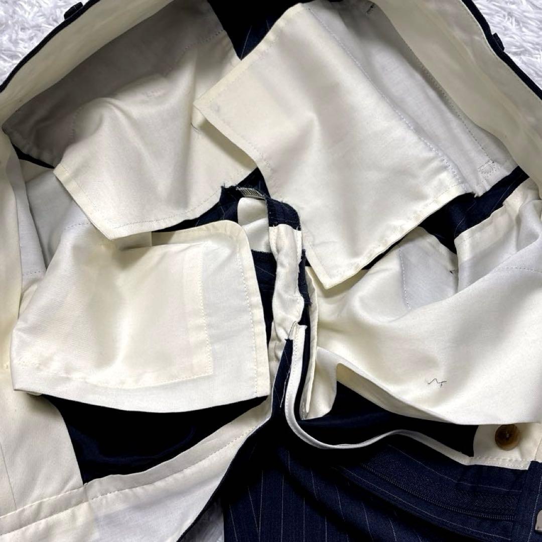 極美品✨ ポールスチュアート ビジネススーツ セットアップ ネイビー ストライプ