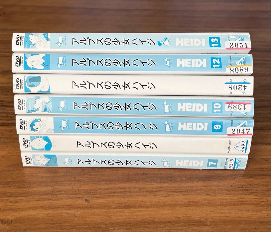 世界名作劇場　アルプスの少女ハイジ　DVD 全13巻　 全巻セット