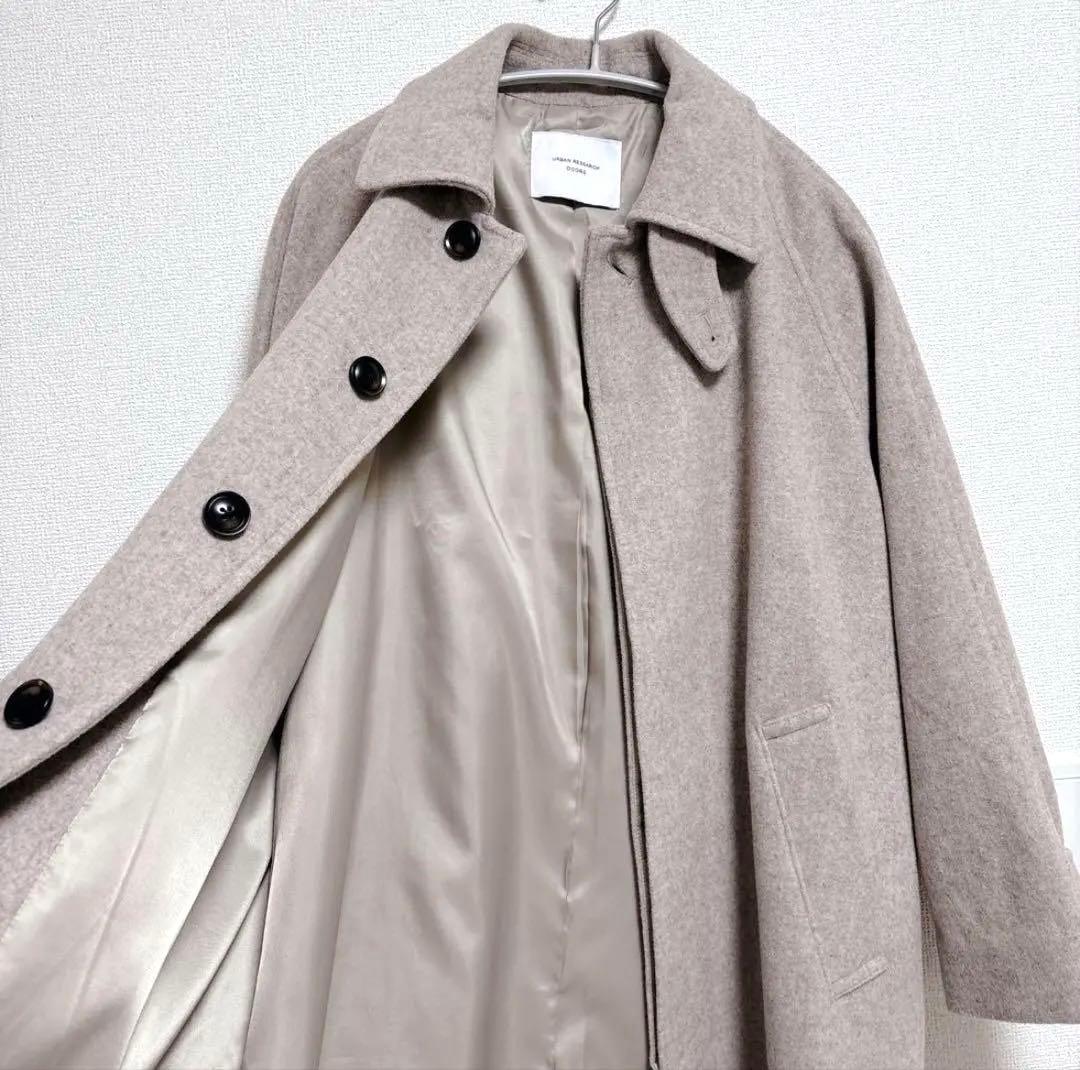 美品 アーバンリサーチドアーズ ウール100バルマカーンコート タグ付き