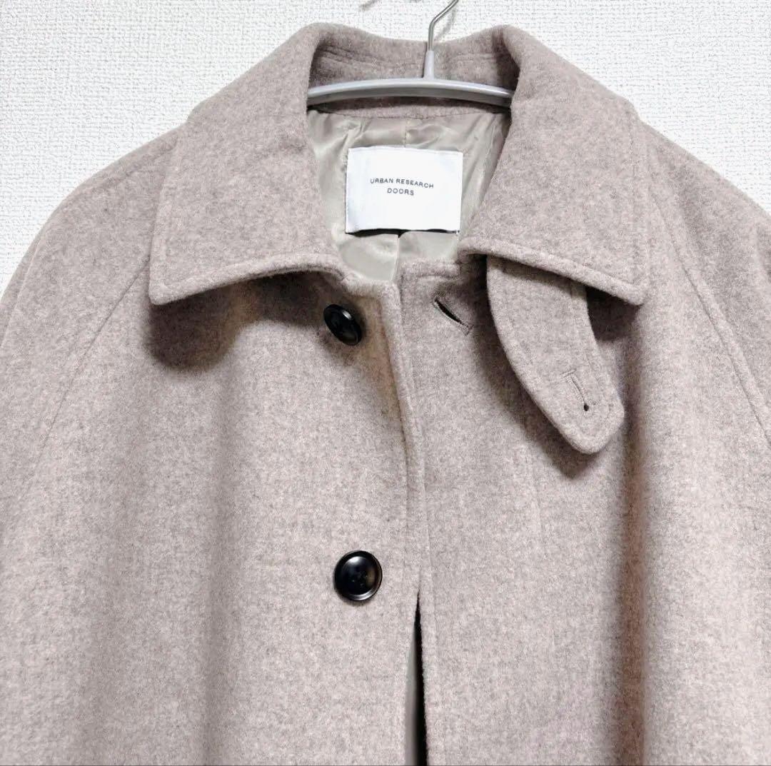 美品 アーバンリサーチドアーズ ウール100バルマカーンコート タグ付き