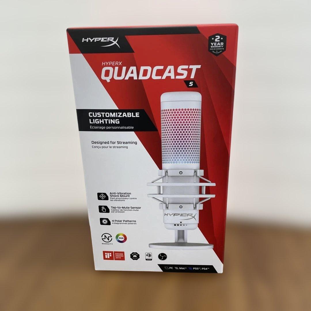 10239 HyperX QuadCast S スタンドアロンマイク