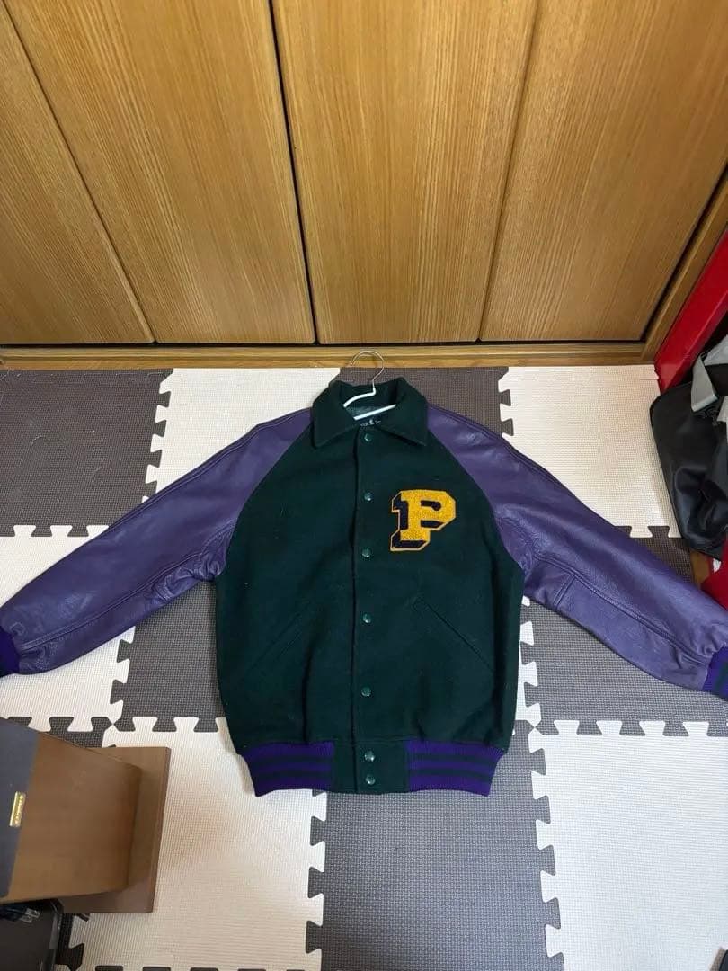 激レア‼️Ralph Lauren スタジャン Mサイズ ユニセックス 本革