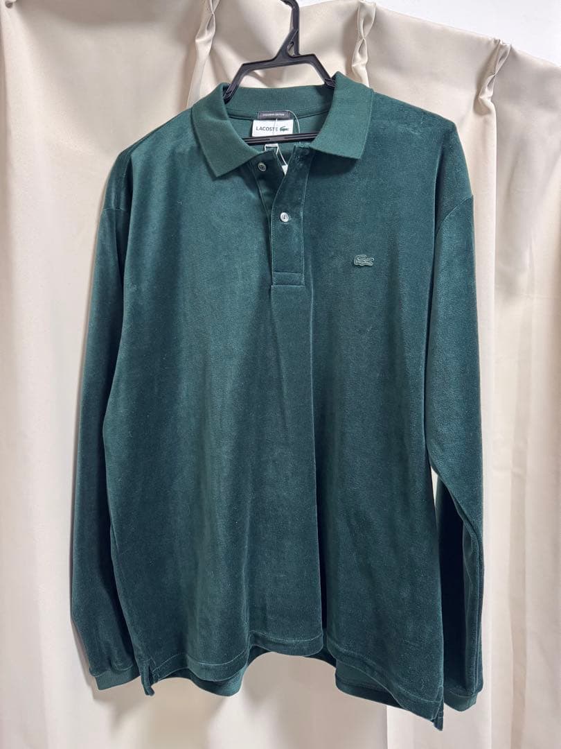 【新品】＜LACOSTE for BEAUTY&YOUTH＞ ベロア ポロシャツ