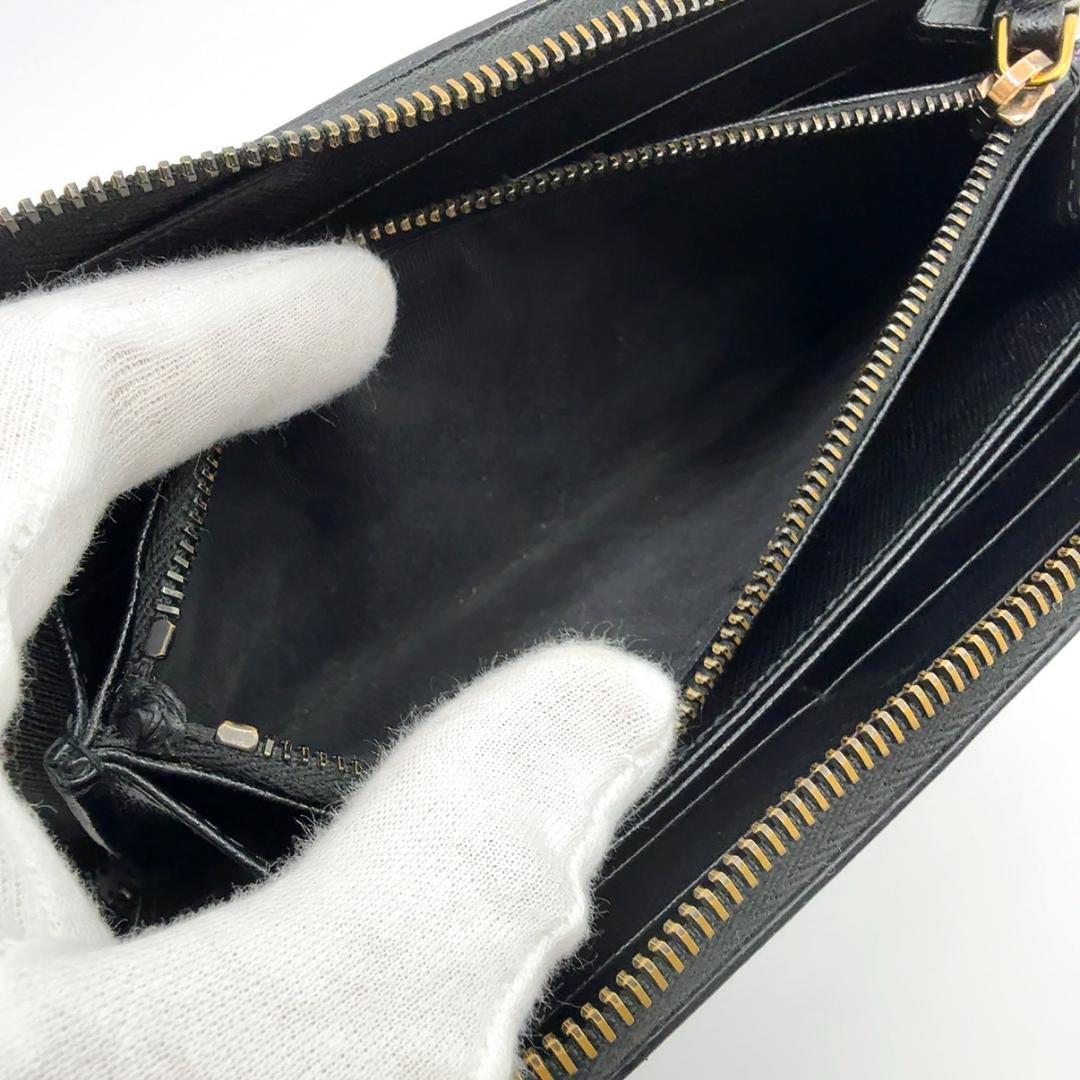 ◇プラダ◇2ML317/レザー/サフィアーノ/ラウンドファスナー/長財布