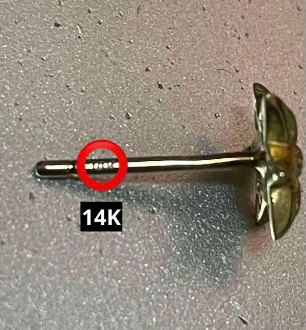 CHROME HEARTS 22K クロムハーツ 片耳 ピアス 18kキャッチ‼️