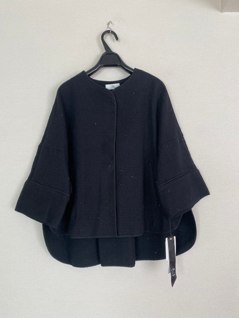 rei様♡34000円新品スコットクラブ購入 ブラックスパンコール入りジャケット