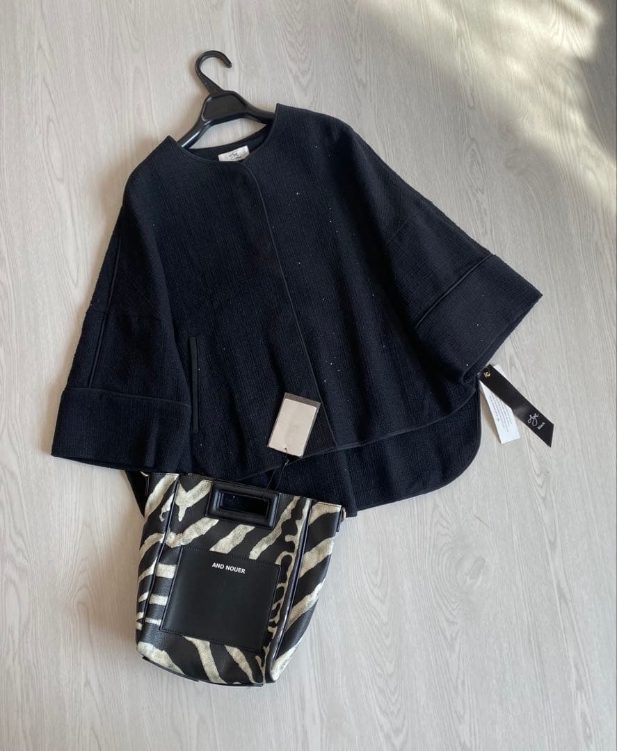 rei様♡34000円新品スコットクラブ購入 ブラックスパンコール入りジャケット